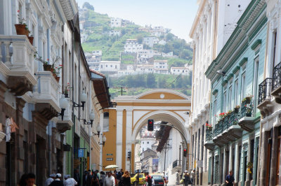 Quito Historic Center Street