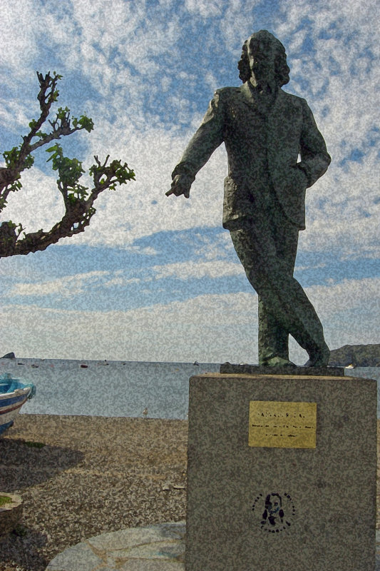 Dali statue - Cadaqus - 2008