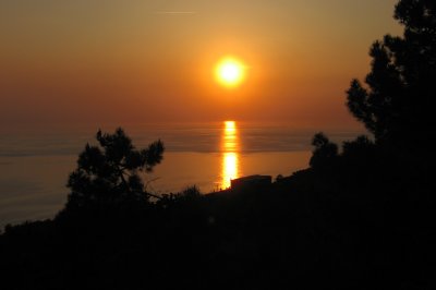 Sunset from Rio Maggiorre (Cinque Terre)