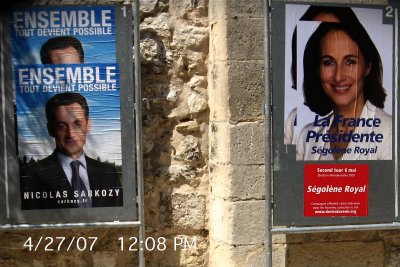 Sarkozy vs. Royal - French presidential election - guess who won? (2007)