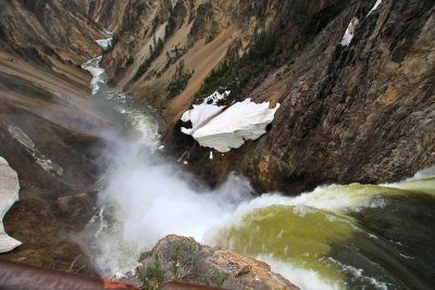 Brink of Lower Falls - Grand Canyon