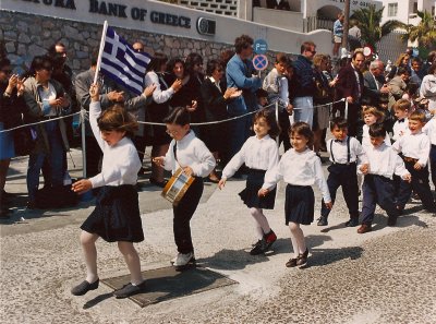 Greek Independence Day - Thira, Santorini