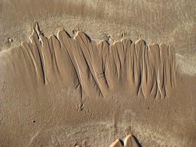 sand art - Inch Beach, Co. Kerry, Ireland