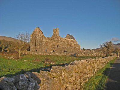 12th Century Corcomroe Abbey, Co. Clare, Ireland
