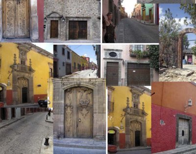 San Miguel de Allende, Mexico - Door & Streets