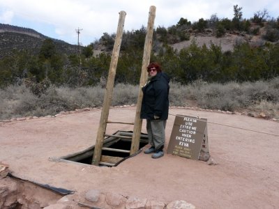 Kiva at Jemez Pueblo site