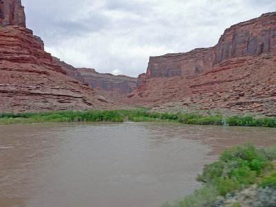along the Colorado River on Hwy 128 near Moab