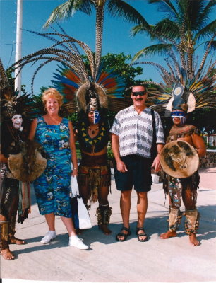 Mike & Sue with some new friends