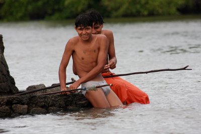 Fishermen in Lake Nicaragua