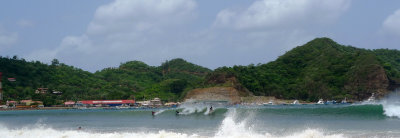 Surfing in the Bay of SJDS