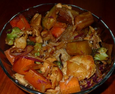 Chicken Stir Fry Japanese Style