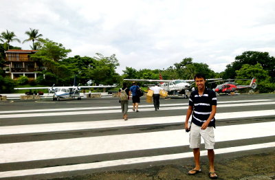 Cesar at Contadora Airport