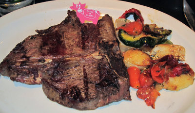 T-Bone Steak with Veggies