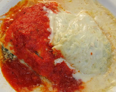 Lasagna con salsa Mixta