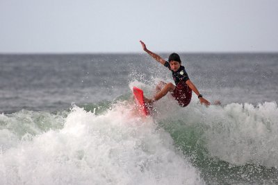 Young French Surfer