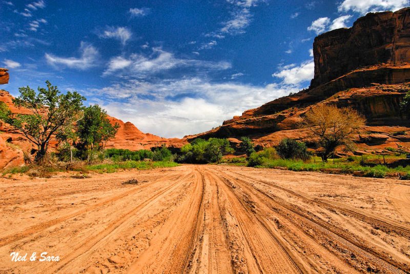 valley floor of Canyon de Chelly