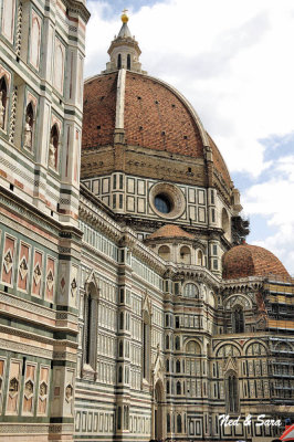 famous dome of  the Duomo