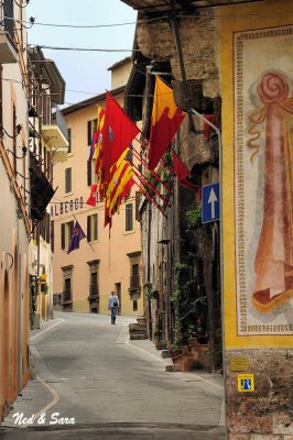 Assisi street  scene