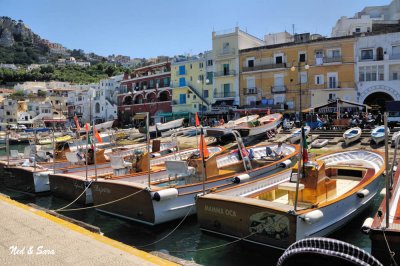Capri boat harbor