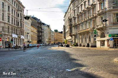 Street scene - Alsergrund district Vienna
