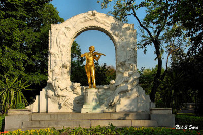 composer Richard Strauss monument