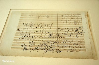 original musical score - Beethoven house