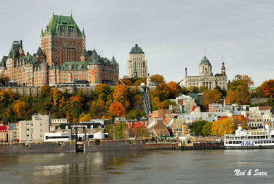 Quebec from the St Lawrence