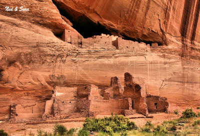 cliff dwelling ruins - Canyon de Chelly
