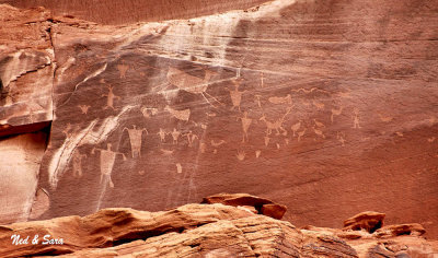 petroglyphs in Canyon de Chelly