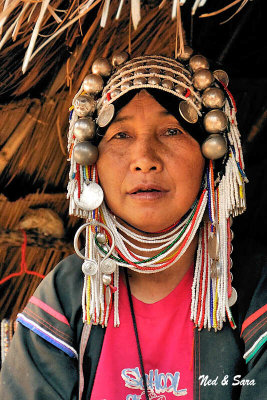headdress of the Lahu Shi Balah tribe