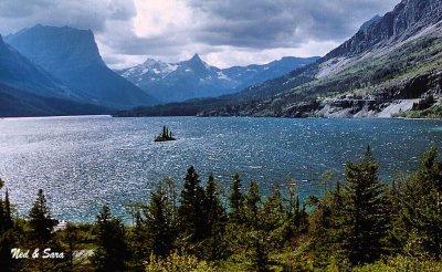 Wild Goose Island and St Mary Lake