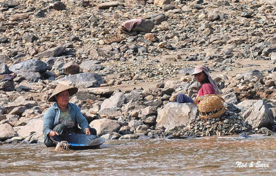 panning for gold