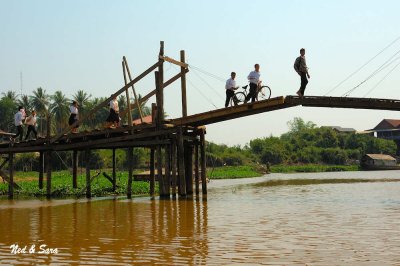 Tonle Sap inlet drawbridge