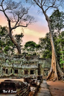 early morning at incredible Ta Phrom