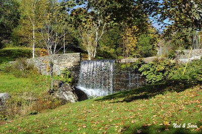 waterfall at Westons Grist Mill, Vermont
