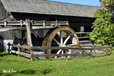 water wheel -  Shelburne, Vermont