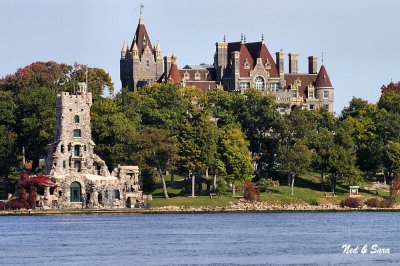 castle on  Alexandria Bay, New York