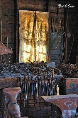 blacksmith shop - Mystic Seaport