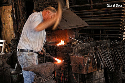village  blacksmith - Mystic Seaport