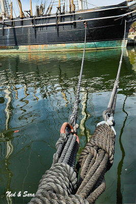 ship mooring -  Mystic Seaport