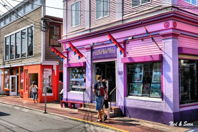 O-o-o-o!  Pretty  in pink and purple!