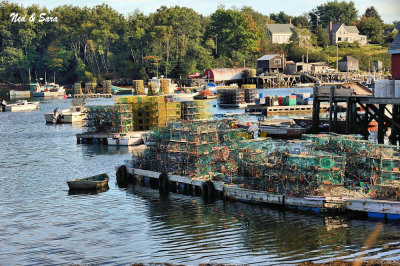 lobster  traps - Bailey Island, Maine