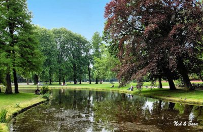 Vondelpark - a  beautiful place to walk or just relax.
