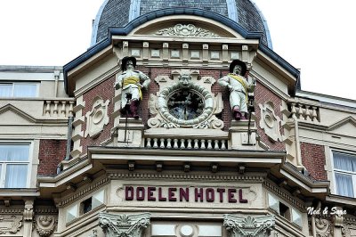 clock at the  Doelen Hotel