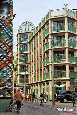 colorful building inThe Hague