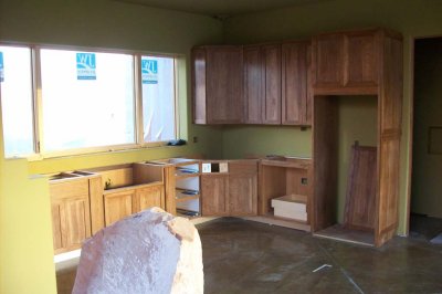 Kitchen cabinets - right side