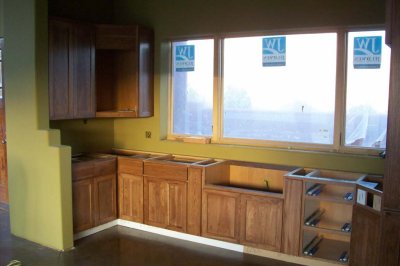 Kitchen cabinets - left side