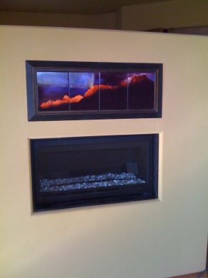 Jim inset this beautiful framed tile piece