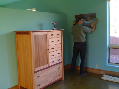 Jim hangs another David West photo