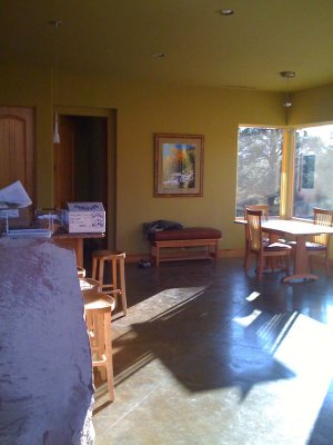 A view towards our dining area